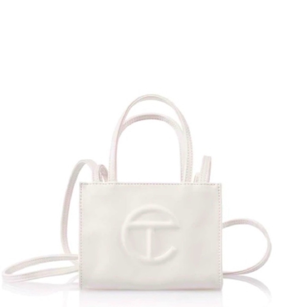 Telfar White Small Tote Bag